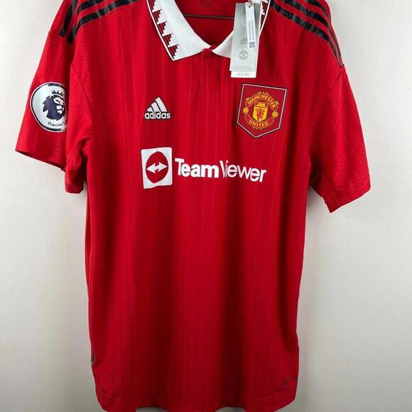 Adidas 22/23 Manchester United Home Jersey Men’s Size XLarge H13889 - Picture 1 of 8